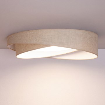 BRILAGI - LED таванно осветително тяло VELVET TWIST LED/24W/230V 4000K Ø 55 см бежово