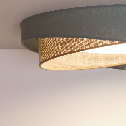 BRILAGI - LED таванно осветително тяло VELVET TWIST LED/24W/230V 4000K Ø 55 см зелен/бежов