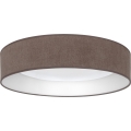 Brilagi - LED таванно осветително тяло VELVET VARI LED/24W/230V 3000/4000/6500K Ø 45 см кафяво