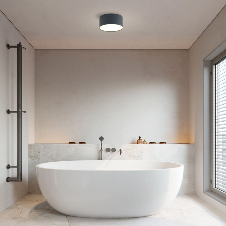 Brilagi - LED таванно осветително тяло за баня FORIS LED/14W/230V Ø 12 cm антрацит IP44