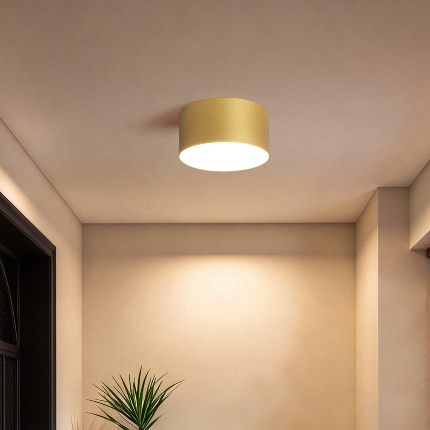BRILAGI - LED Плафон за баня FORIS LED/14W/230V Ø 12 см златист IP44