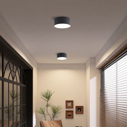 Brilagi - LED таванно осветително тяло за баня FORIS LED/20W/230V Ø 15 см черно IP44