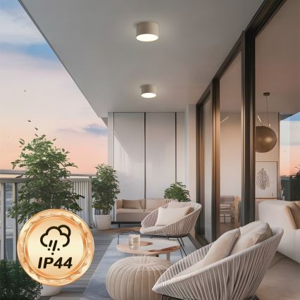 Brilagi - LED таванно осветително тяло за баня FORIS, LED/9W/230V, Ø 9 см, бежово, IP44, CRI 90