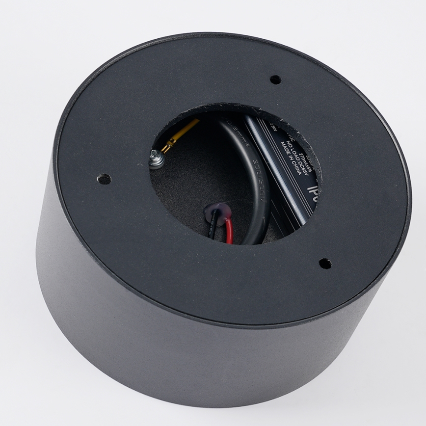 Brilagi - LED таванно осветително тяло за баня FORIS LED/9W/230V Ø 9 cm антрацит IP44 CRI 90