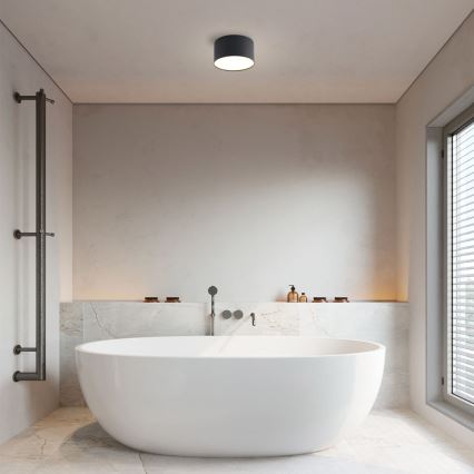 Brilagi - LED таванно осветително тяло за баня FORIS LED/9W/230V, Ø 9 см, черно, IP44