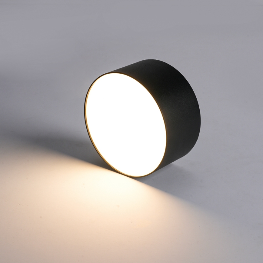 Brilagi - LED таванно осветително тяло за баня FORIS LED/9W/230V, Ø 9 см, черно, IP44