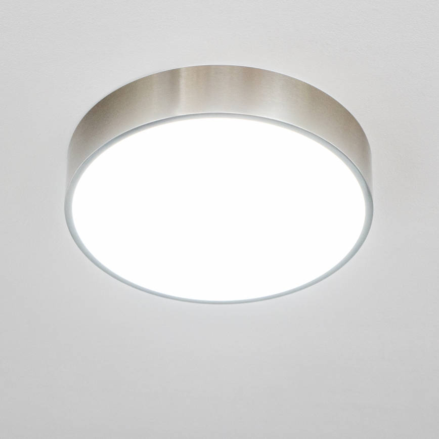 Brilagi - LED таванен плафон за баня POOL LED/24W/230V 3000/4000/5500K Ø 30 см IP54 матов хром