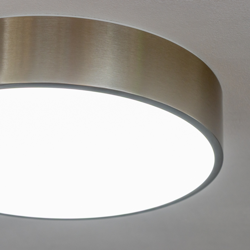 Brilagi - LED таванен плафон за баня POOL LED/24W/230V 3000/4000/5500K Ø 30 см IP54 матов хром
