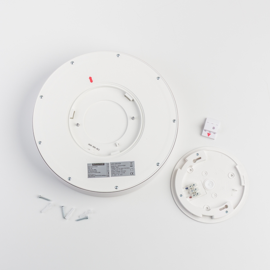 Brilagi - LED таванно осветително тяло за баня POOL LED/24W/230V 3000/4000/5500K Ø 30 см IP54 бяло