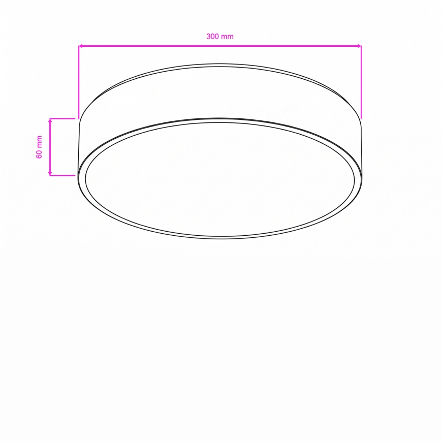 Brilagi - LED таванно осветително тяло за баня POOL LED/24W/230V 3000/4000/5500K Ø 30 см IP54 черно