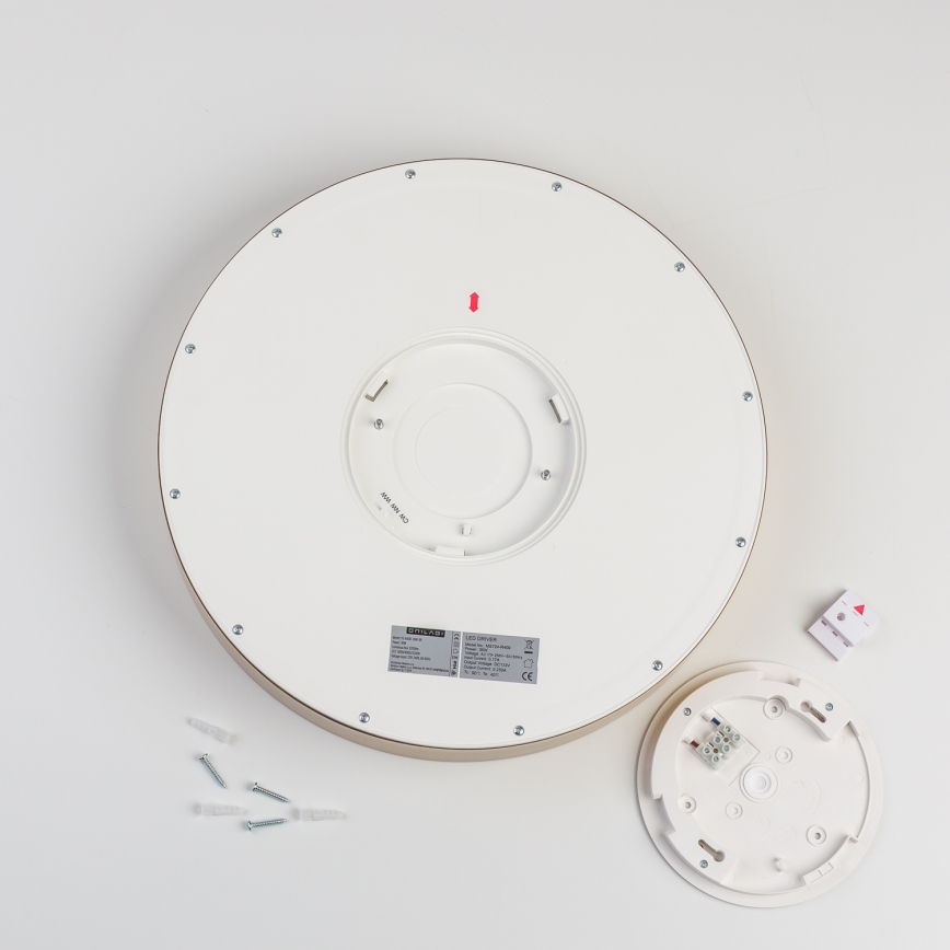 Brilagi - LED таванно осветително тяло за баня POOL LED/36W/230V 3000/4000/5500K Ø 40 см IP54 бронзов