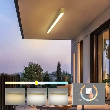 Brilagi - LED таванно осветително тяло за баня SLEEKLINE LED/40W/230V 3000/4500/6000K златисто IP44