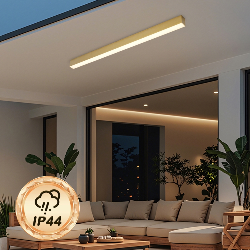 Brilagi - LED таванно осветително тяло за баня SLEEKLINE LED/40W/230V 3000/4500/6000K златисто IP44