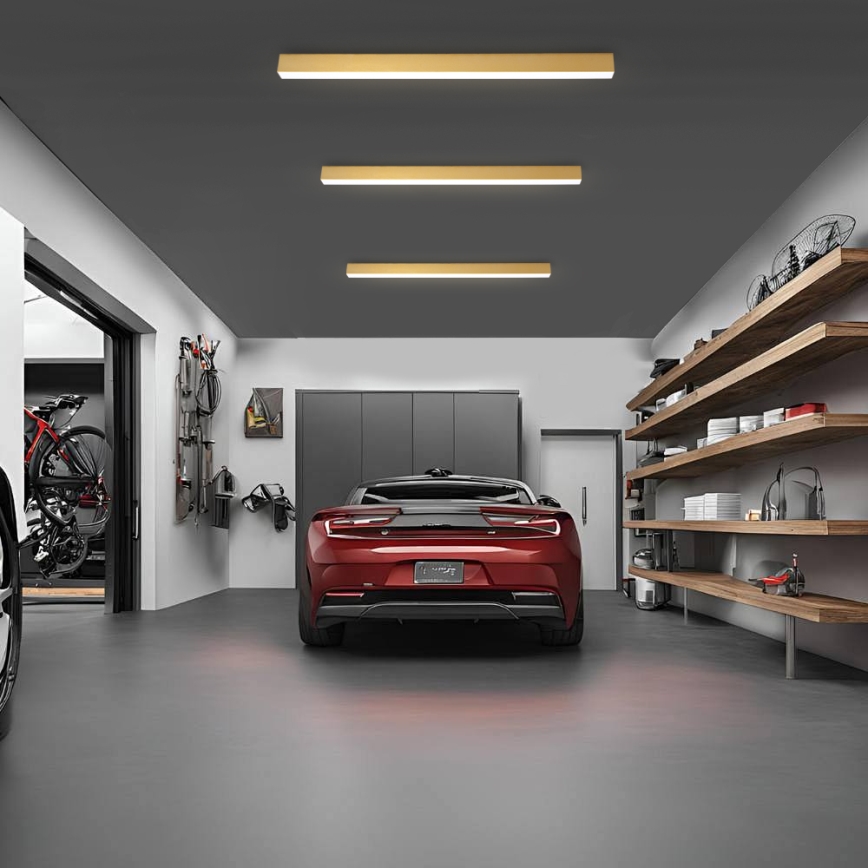 Brilagi - LED таванно осветително тяло за баня SLEEKLINE LED/40W/230V 3000/4500/6000K златисто IP44