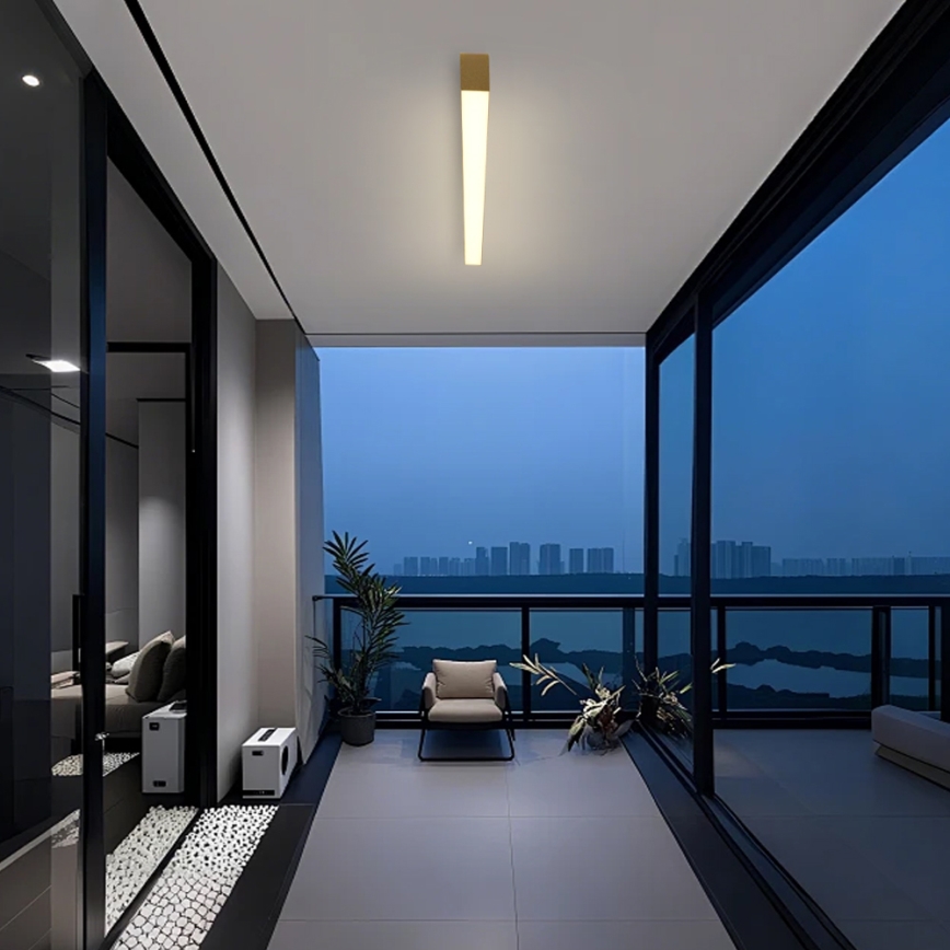 Brilagi - LED таванно осветително тяло за баня SLEEKLINE LED/40W/230V 3000/4500/6000K златисто IP44