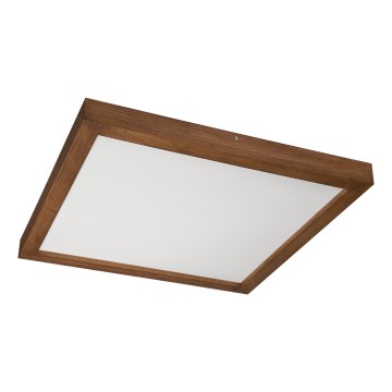 Brilagi - LED таванно осветително тяло за баня WOODY FRAME LED/40W/230V 60x60 см IP44 дъб/череша