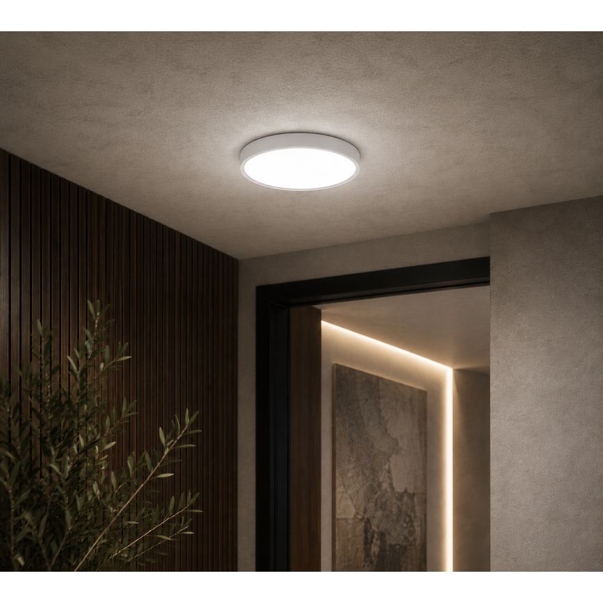 BRILAGI - LED таванно осветително тяло за баня ZENNA LED/12W/230V Ø 25 см IP44 бяло