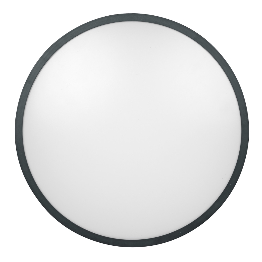 Brilagi - LED плафон за баня ZENNA LED/18W/230V Ø 29,5 см IP44 антрацит