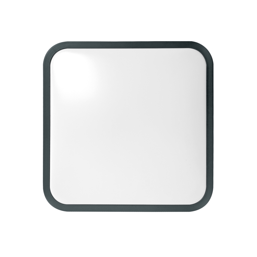 Brilagi - LED плафон за баня ZENNA LED/24W/230V 34,5x34,5 cm IP44 антрацит