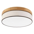 Brilagi - LED таванно осветление BELLADONNA LED/36W/230V диаметър 40 см крем/дъб