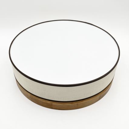 Brilagi - LED таванно осветление BELLADONNA LED/36W/230V диаметър 40 см крем/дъб