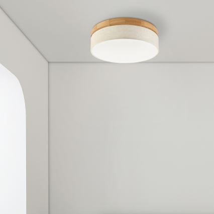 Brilagi - LED Таванно осветление BELLADONNA LED/36W/230V диаметър 40 см кремаво/дъб
