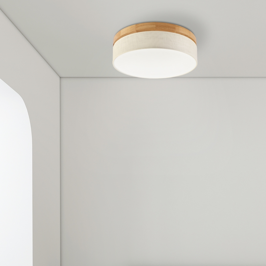 Brilagi - LED Таванно осветление BELLADONNA LED/36W/230V диаметър 40 см кремаво/дъб