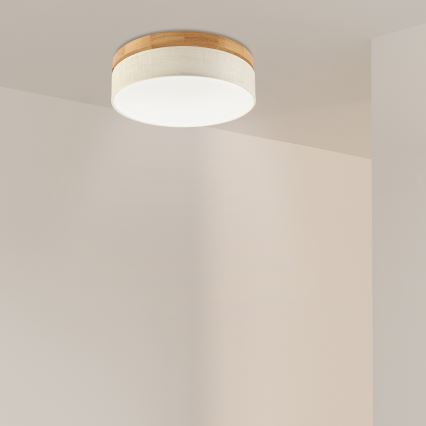 Brilagi - LED Таванно осветление BELLADONNA LED/36W/230V диаметър 40 см кремаво/дъб