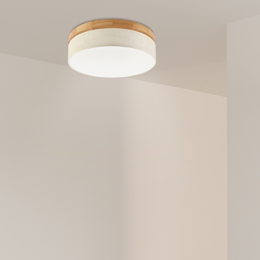 Brilagi - LED Таванно осветление BELLADONNA LED/36W/230V диаметър 40 см кремаво/дъб