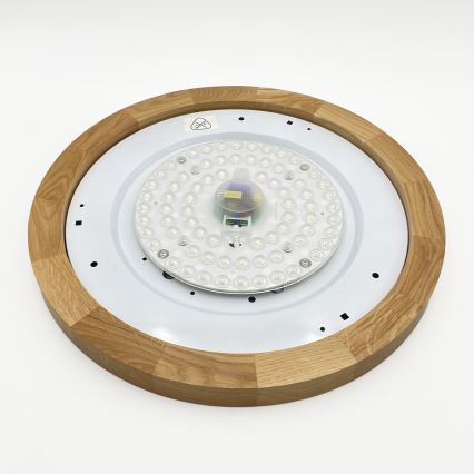 Brilagi - LED Таванно осветление BELLADONNA LED/36W/230V диаметър 40 см кремаво/дъб