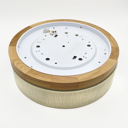 Brilagi - LED Таванно осветление BELLADONNA LED/36W/230V диаметър 40 см кремаво/дъб