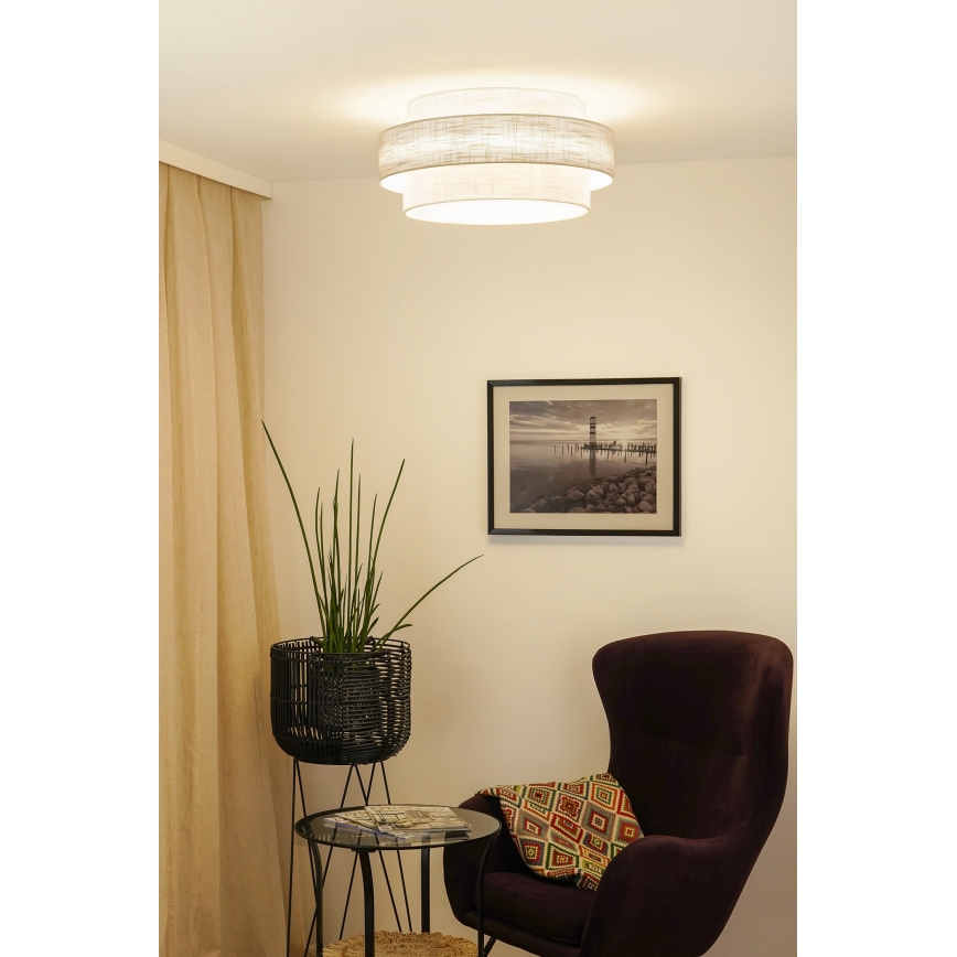 Brilagi - LED таванно осветително тяло DOVER SPACE LED/12W/230V Ø 50 см 3000K/4000K/6400K сиво/кремаво