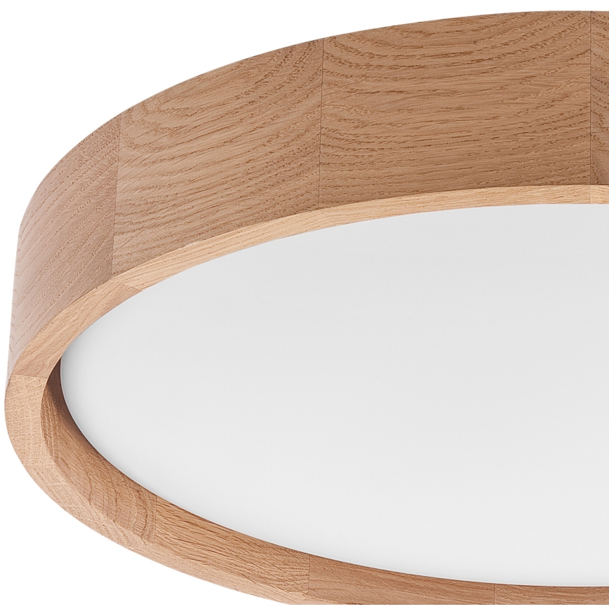 Brilagi - LED таванно осветително тяло MANAROLA SIMPLE LED/24W/230V 3000K дъб пр. 41 см