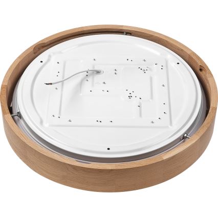 Brilagi - LED таванно осветително тяло MANAROLA SIMPLE LED/24W/230V 3000K дъб пр. 41 см