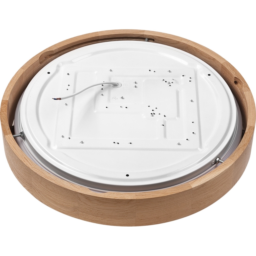 Brilagi - LED таванно осветително тяло MANAROLA SIMPLE LED/24W/230V 3000K дъб пр. 41 см