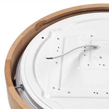 Brilagi - LED таванно осветително тяло MANAROLA SIMPLE LED/24W/230V 3000K дъб пр. 41 см
