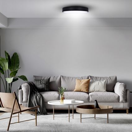 Brilagi - LED таванно осветително тяло POOL LED/48W/230V 3000/4500/6000K Ø 40 см черно