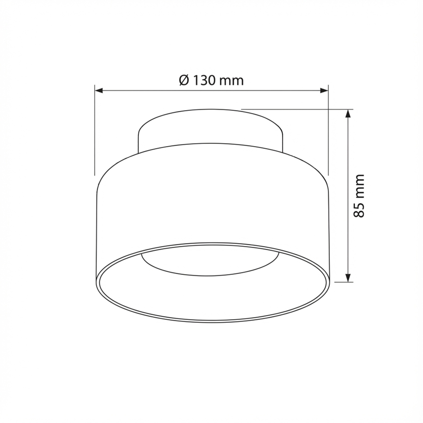 Brilagi - LED Точково осветително тяло AURA LUX 1xGX53/30W/230V диам. 13 cm златисто
