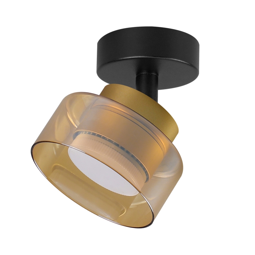 Brilagi - LED Точково осветително тяло AURA LUX 1xGX53/30W/230V Ø 13 см, черно/златно