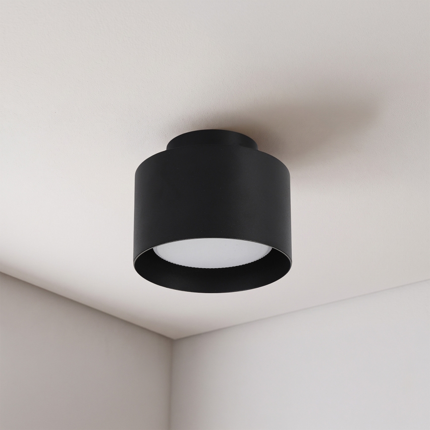 BRILAGI - LED точково осветително тяло BACKLIT 1xGX53/15W/230V + LED/3W Ø 10 cm черно