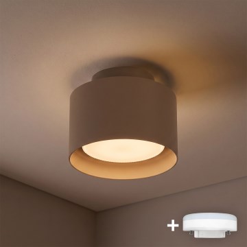 BRILAGI - LED точково осветително тяло BACKLIT 1xGX53/15W/230V + LED/3W Ø 10 см бежово