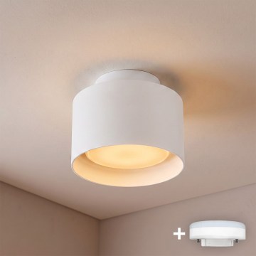 BRILAGI - LED точково осветително тяло BACKLIT 1xGX53/15W/230V + LED/3W Ø 10 см бяло