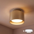 BRILAGI - LED точково осветително тяло BACKLIT 1xGX53/15W/230V + LED/3W Ø 10 см златно