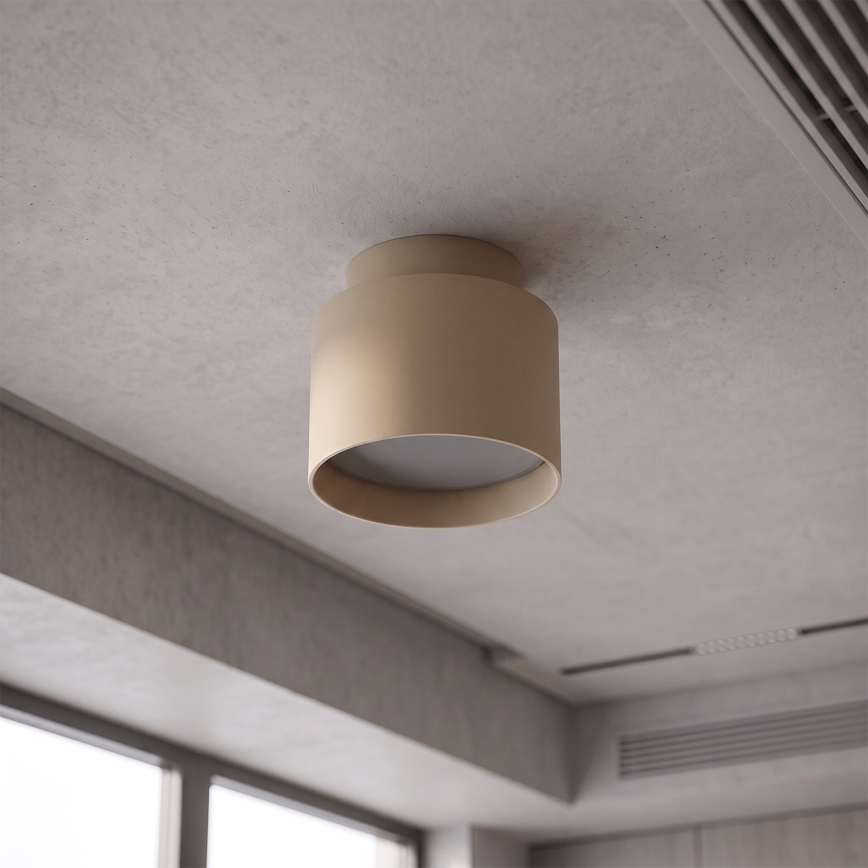 BRILAGI - LED точково осветително тяло BACKLIT 1xGX53/15W/230V + LED/3W Ø 8 cm бежово