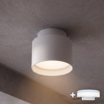 BRILAGI - LED точково осветително тяло BACKLIT 1xGX53/15W/230V + LED/3W Ø 8 см, бяло