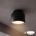 BRILAGI - LED точково осветително тяло BACKLIT 1xGX53/15W/230V + LED/3W Ø 8 см черно