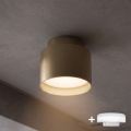 BRILAGI - LED точково осветително тяло BACKLIT 1xGX53/15W/230V + LED/3W Ø 8 см златисто