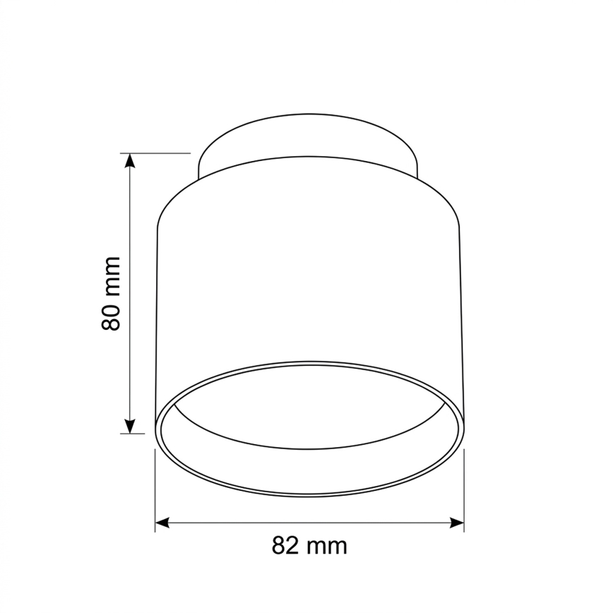BRILAGI - LED точково осветително тяло BACKLIT 1xGX53/15W/230V + LED/3W Ø 8 см златисто