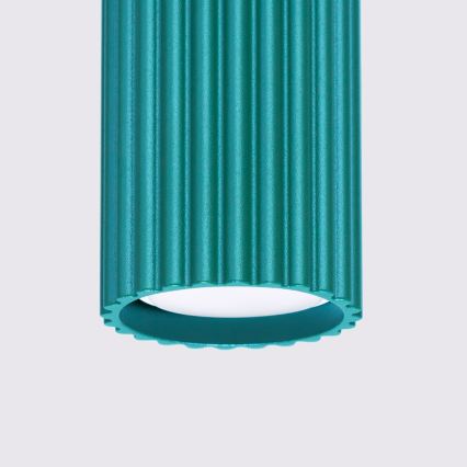 Brilagi - LED точково осветително тяло CRESTO 1xGU10/10W/230V 10 cm тюркоазено