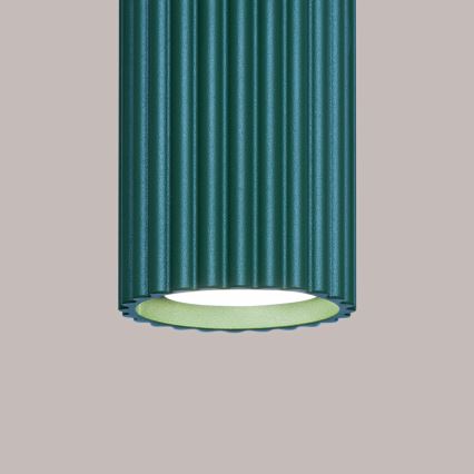 Brilagi - LED точково осветително тяло CRESTO 1xGU10/10W/230V 10 cm тюркоазено